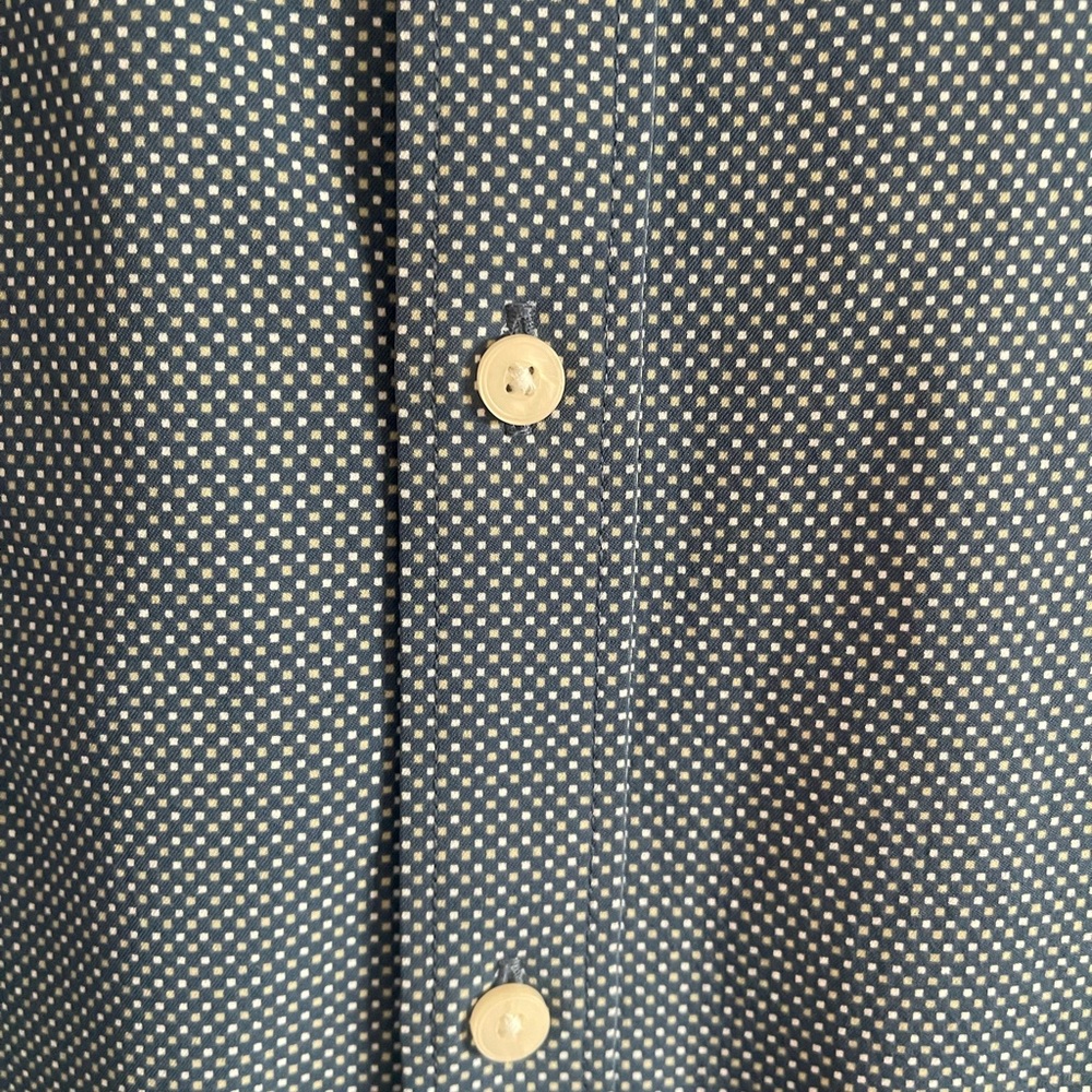 UNTUCKit Navy Patterned Performance Men's Shirt N… - image 4